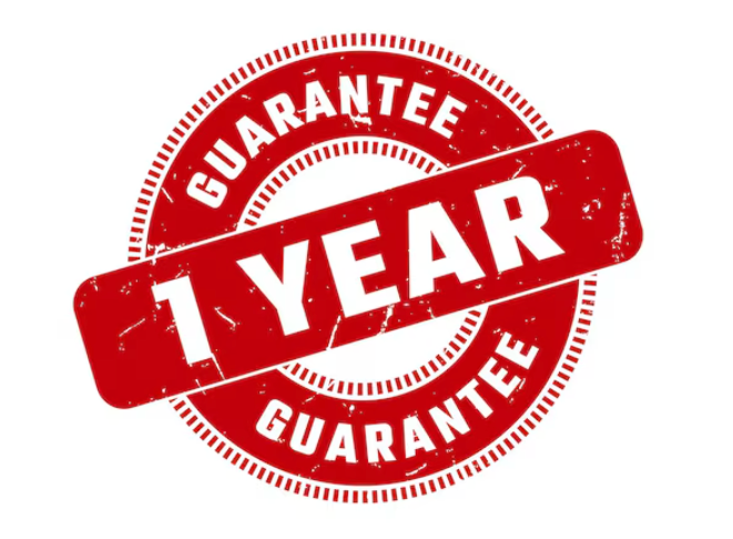 1 Year Guarantee