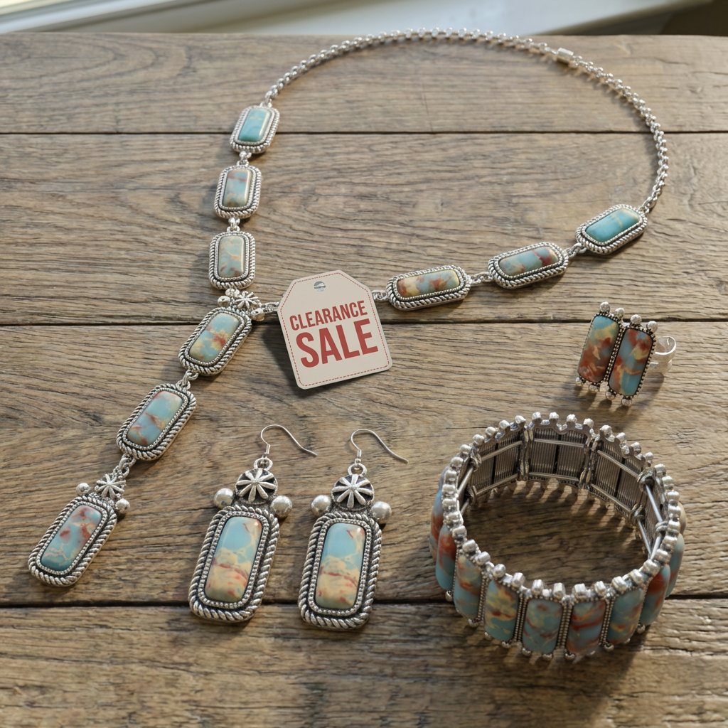 Blue Hawk 20pc Jewelry Set (Clearance Sale)