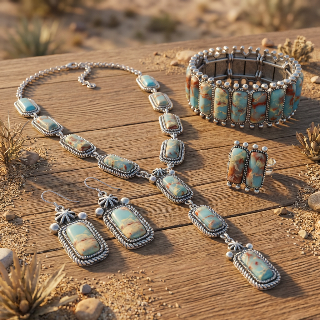 Blue Hawk 20pc Jewelry Set (Clearance Sale)