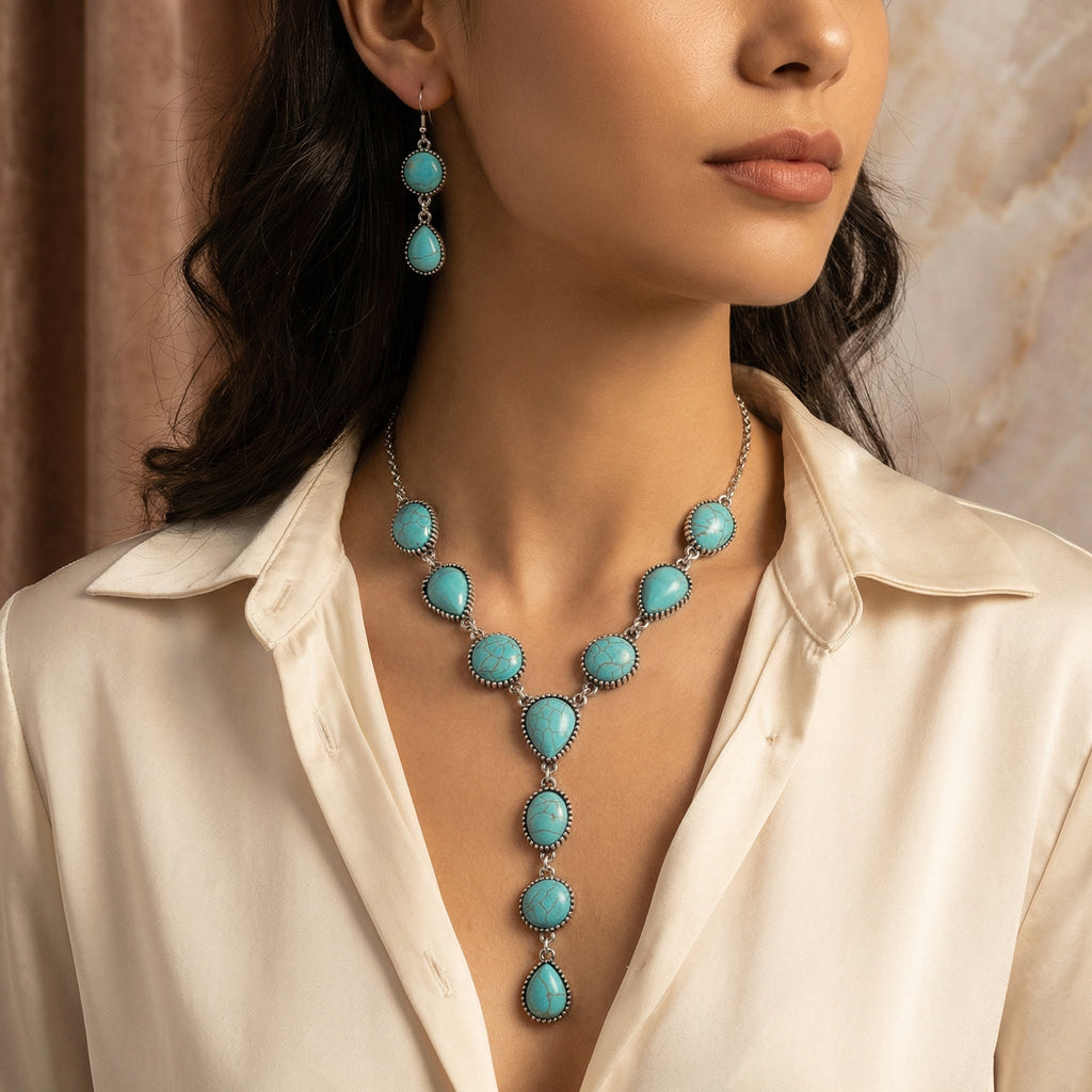 Navajo Necklace-Earring set